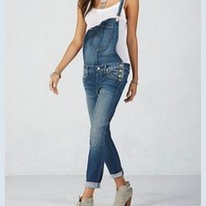 True Religion Blue Hunter Overall
